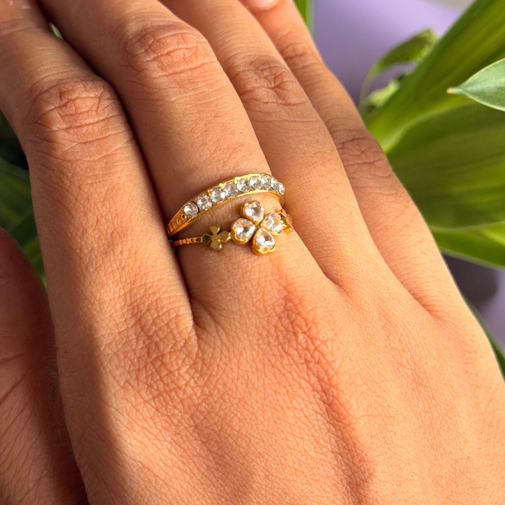 Blossom Shine Acjestable Womens Ring