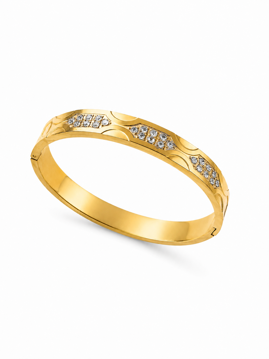 Shimmer Gold womens  Bracelet Kada