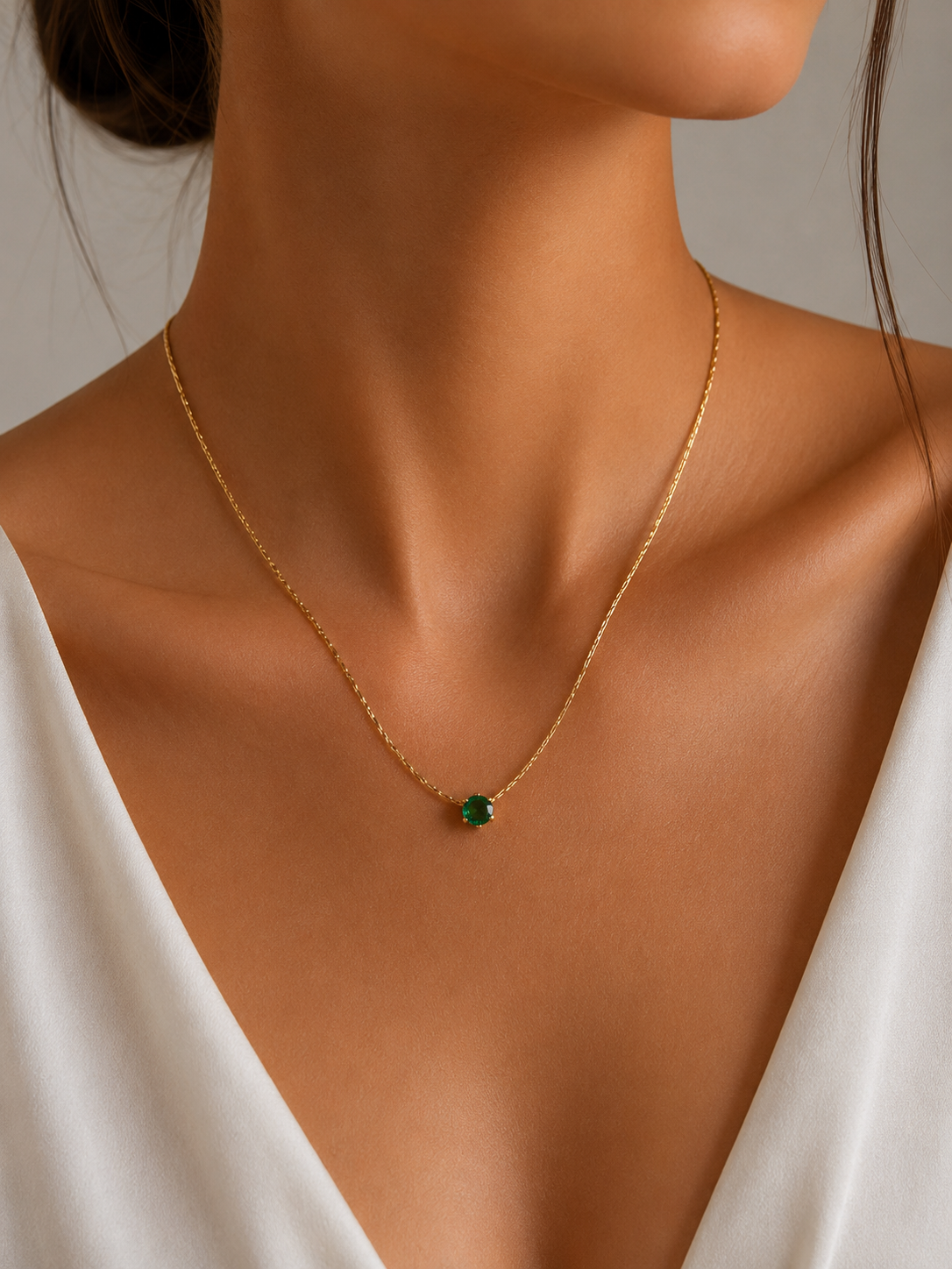 Midnight Bead Womens Necklace