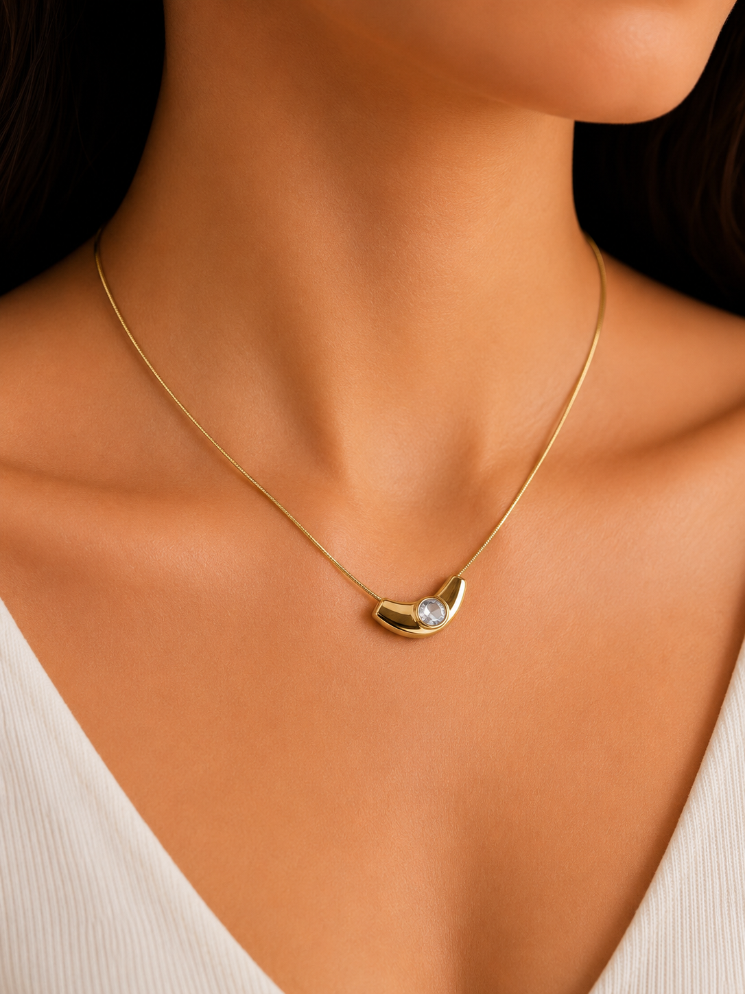 Arc Of Light Womens Necklace