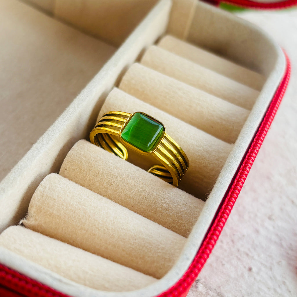 Green Goddess Womens Ring