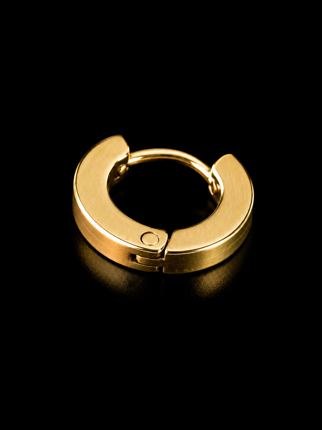 Crown Loop Mens Earring