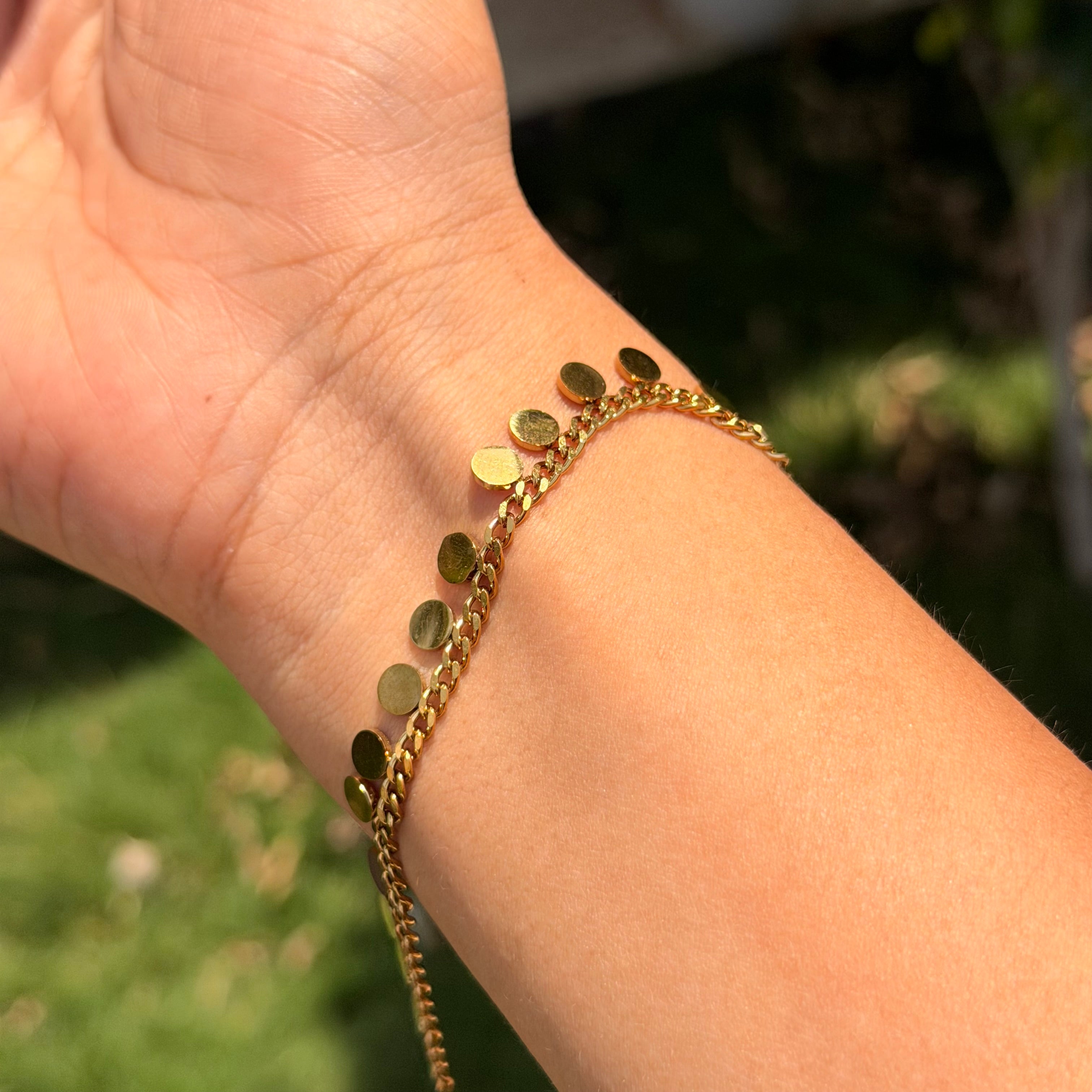 Coin Drop Womens bracelet