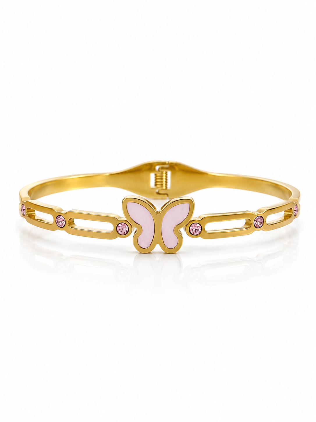 Blush Butterfly Womens Bracelet