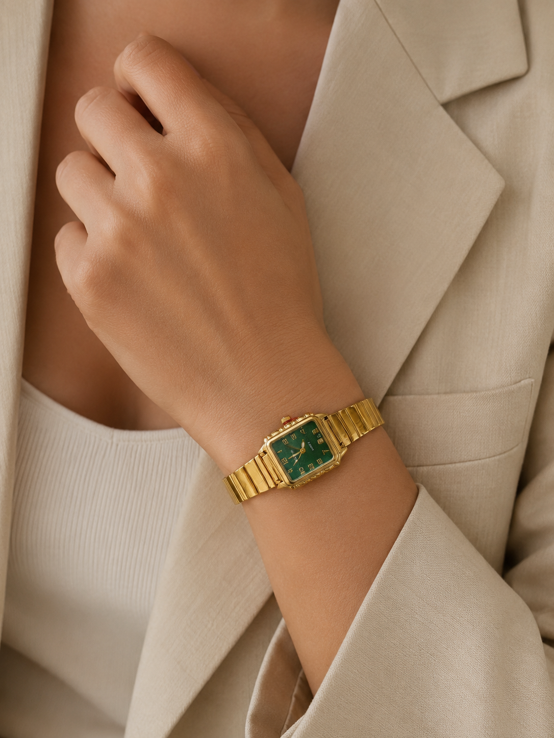 Emerald Aura Womens Watch