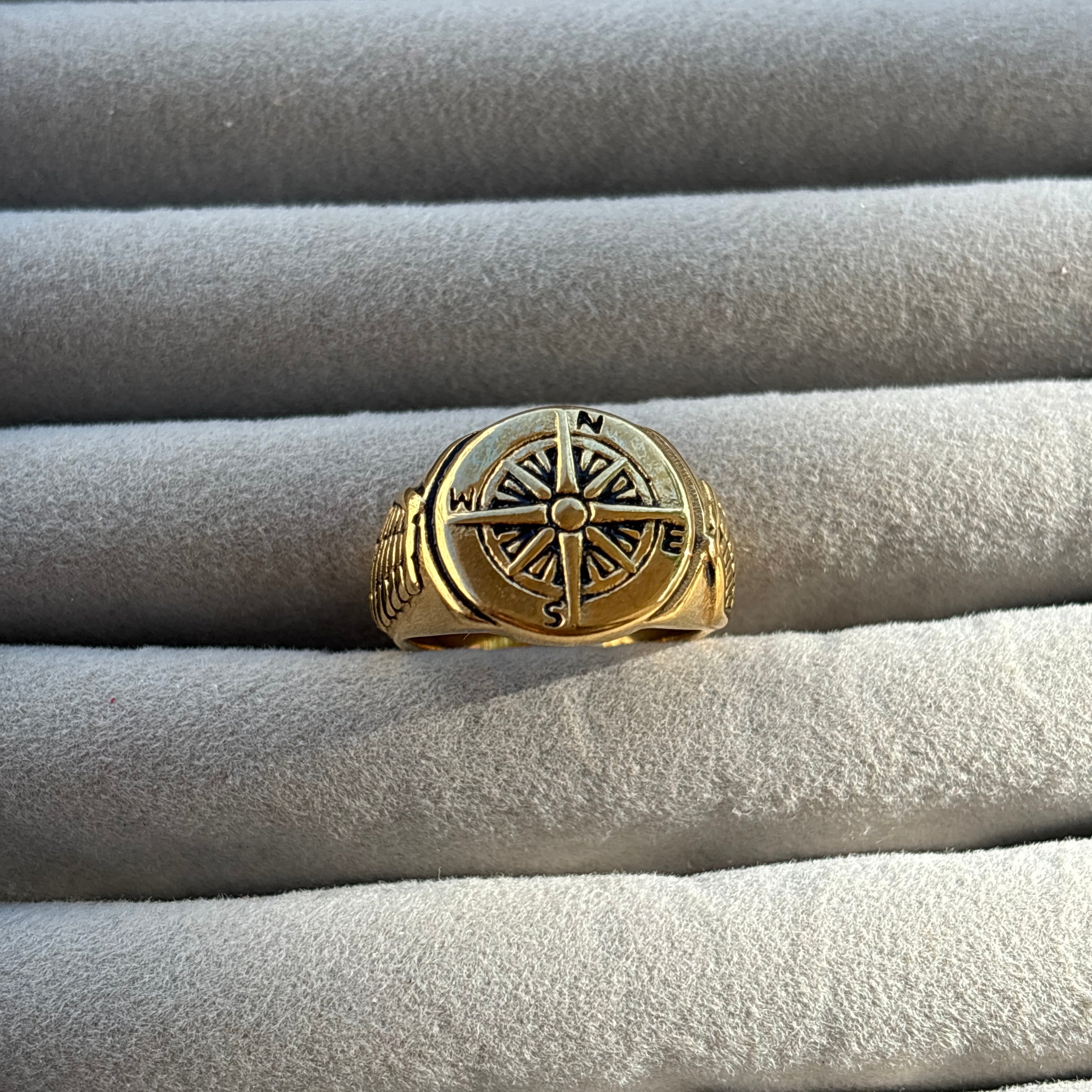 Eternal Compass Signet Ring