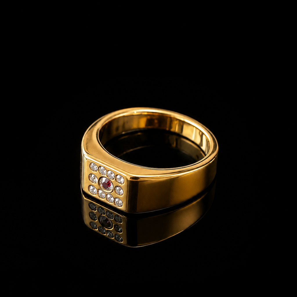 Ruby Regent Mens Ring