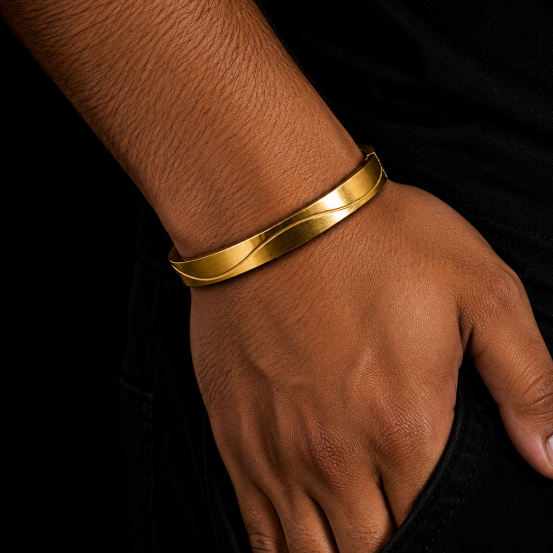 Golden Flow Mens Kada