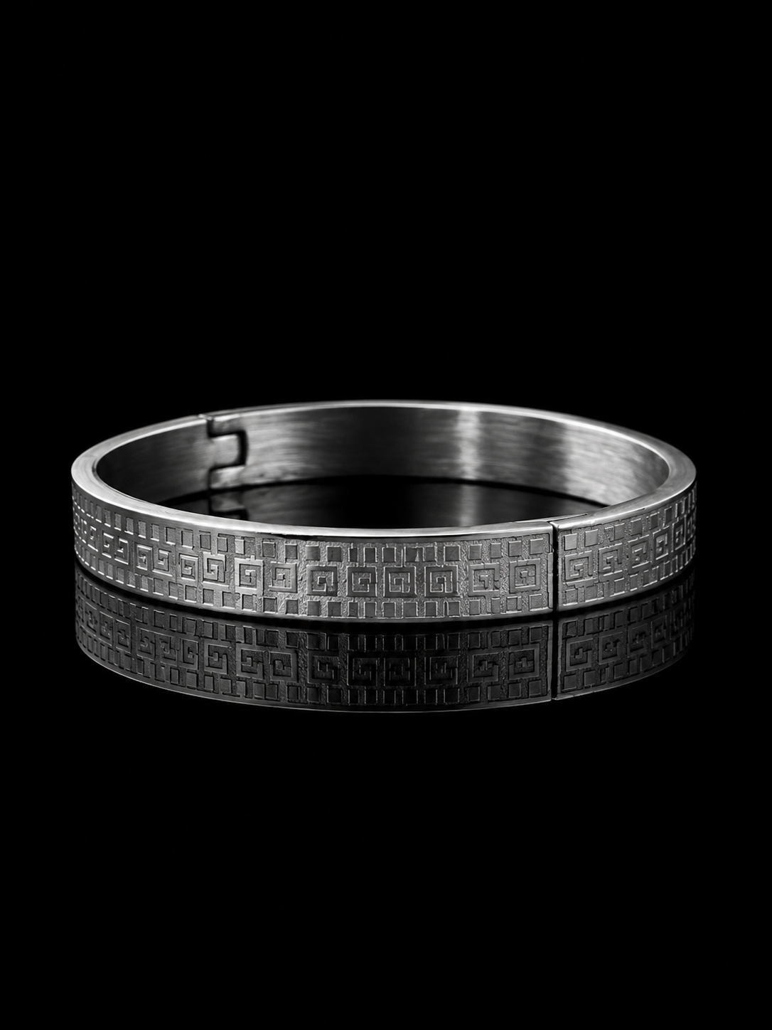 Titan Silver Mens Kada