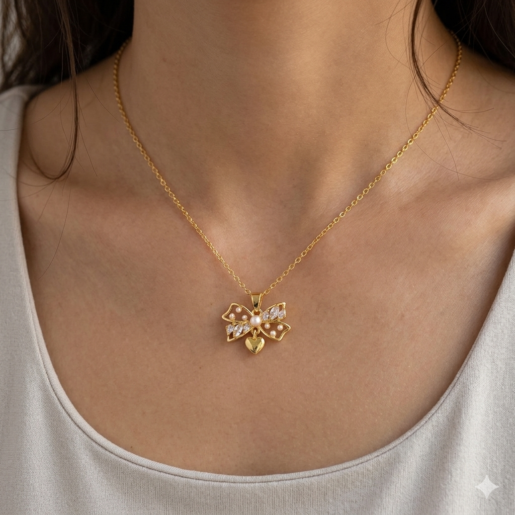 Tiara Sparkle Charm Necklace