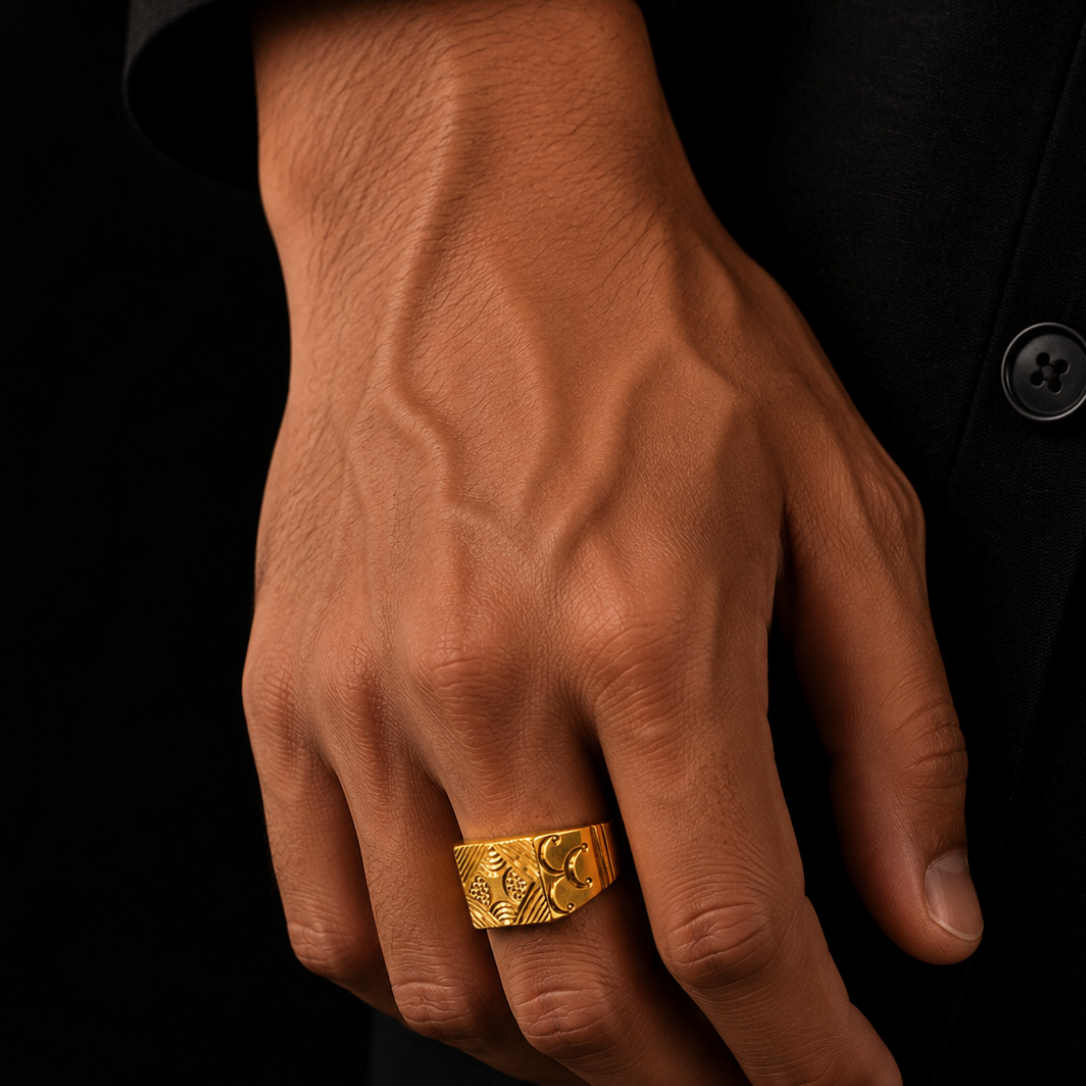 Dynasty Crest Mens Ring