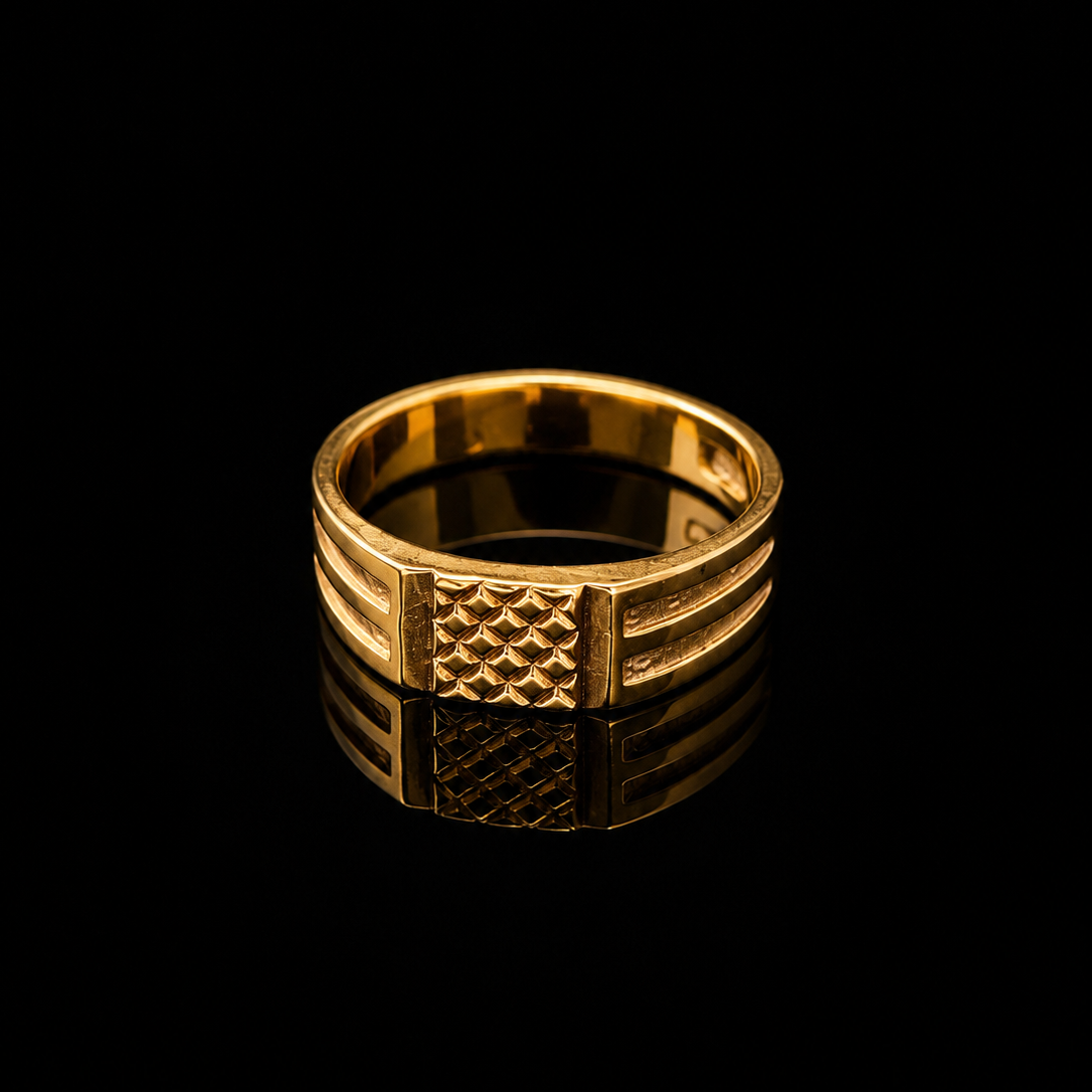 Matrix Signet Mens Ring