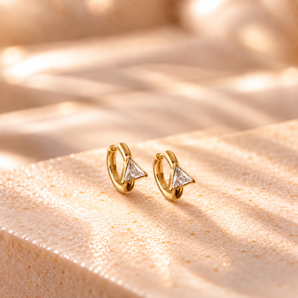 Aurelia Triangle Hoops