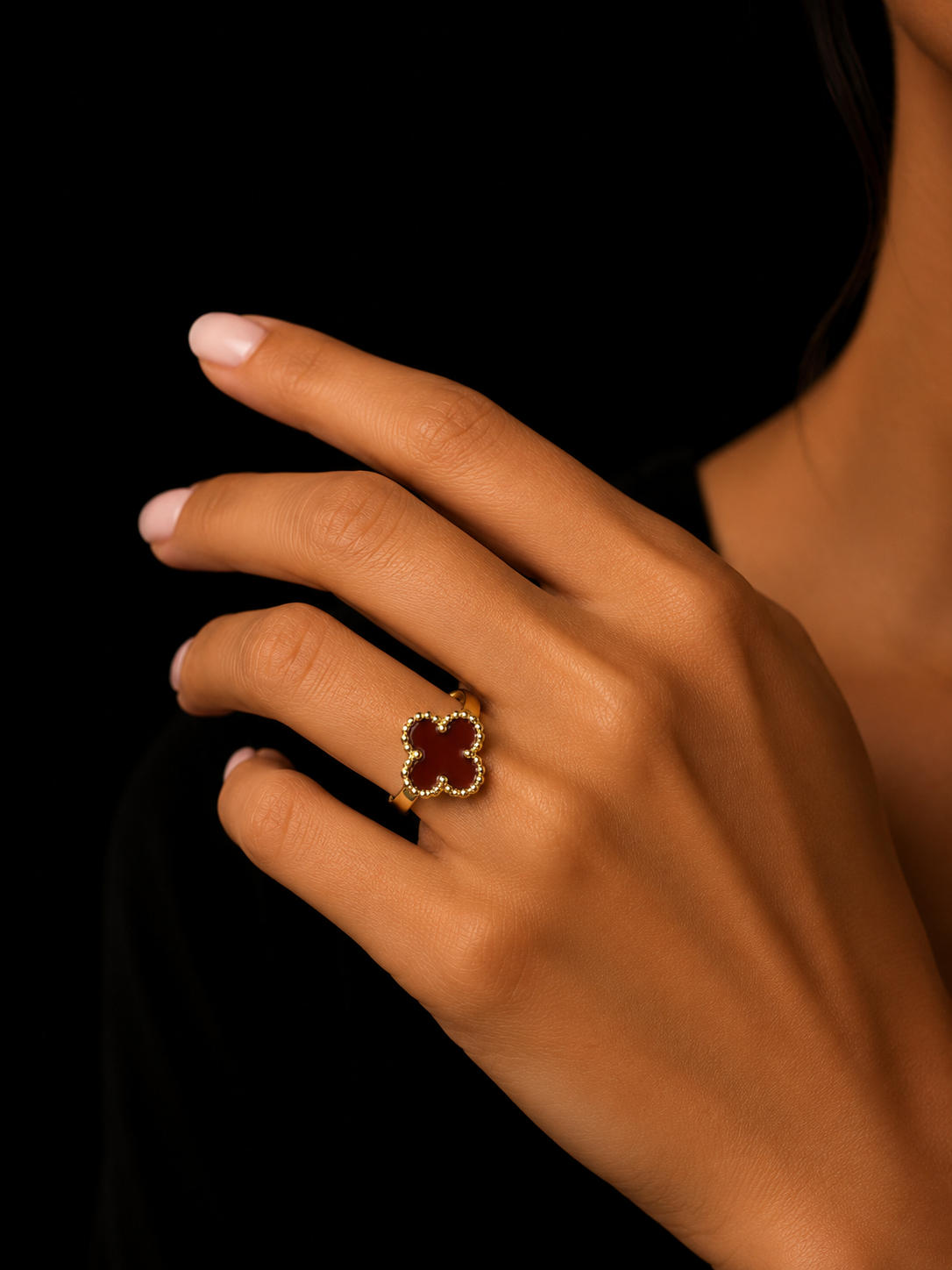 Red Clover Womens Ring