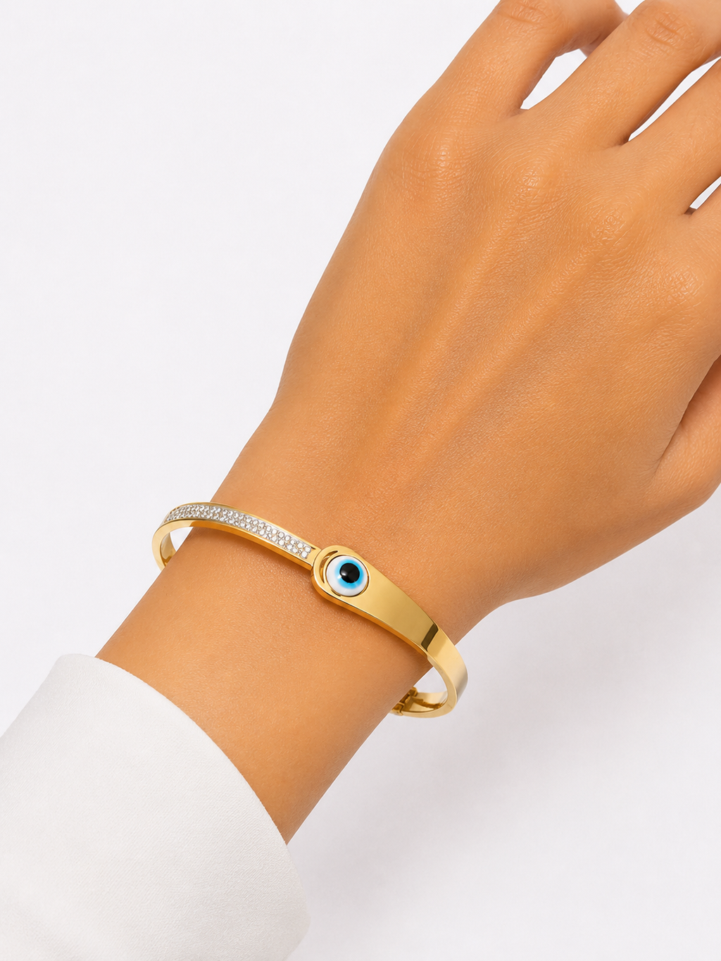 Evil Eye Elegance Womens Bracelet Kada