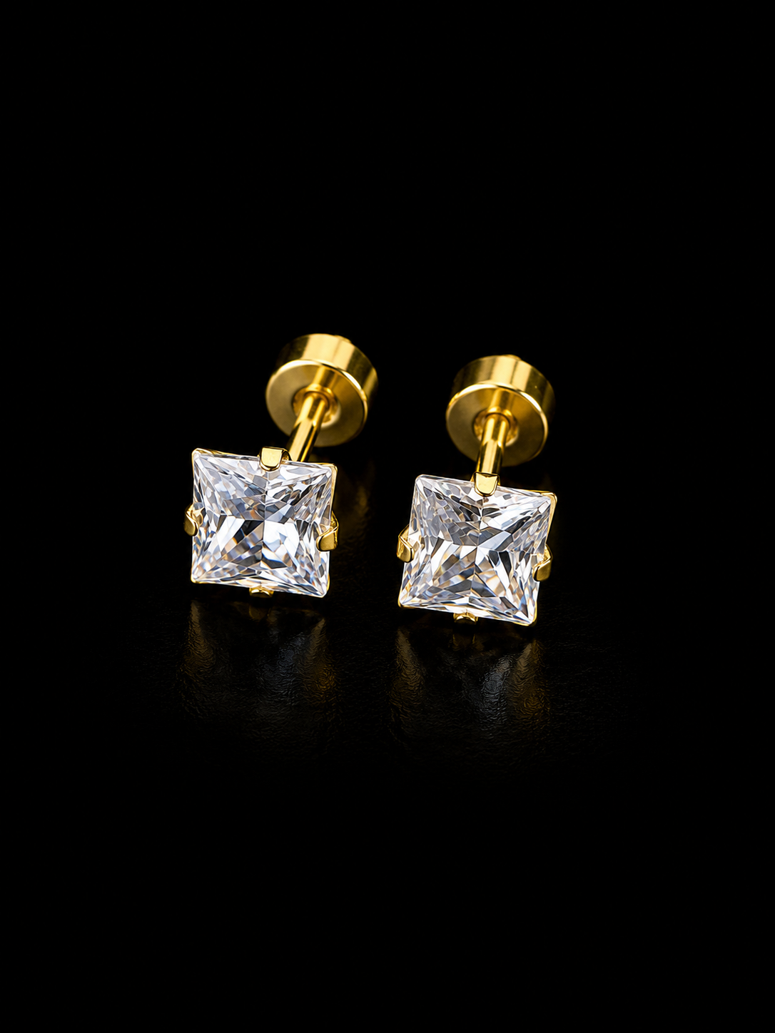 Diamond Vault Mens Earring