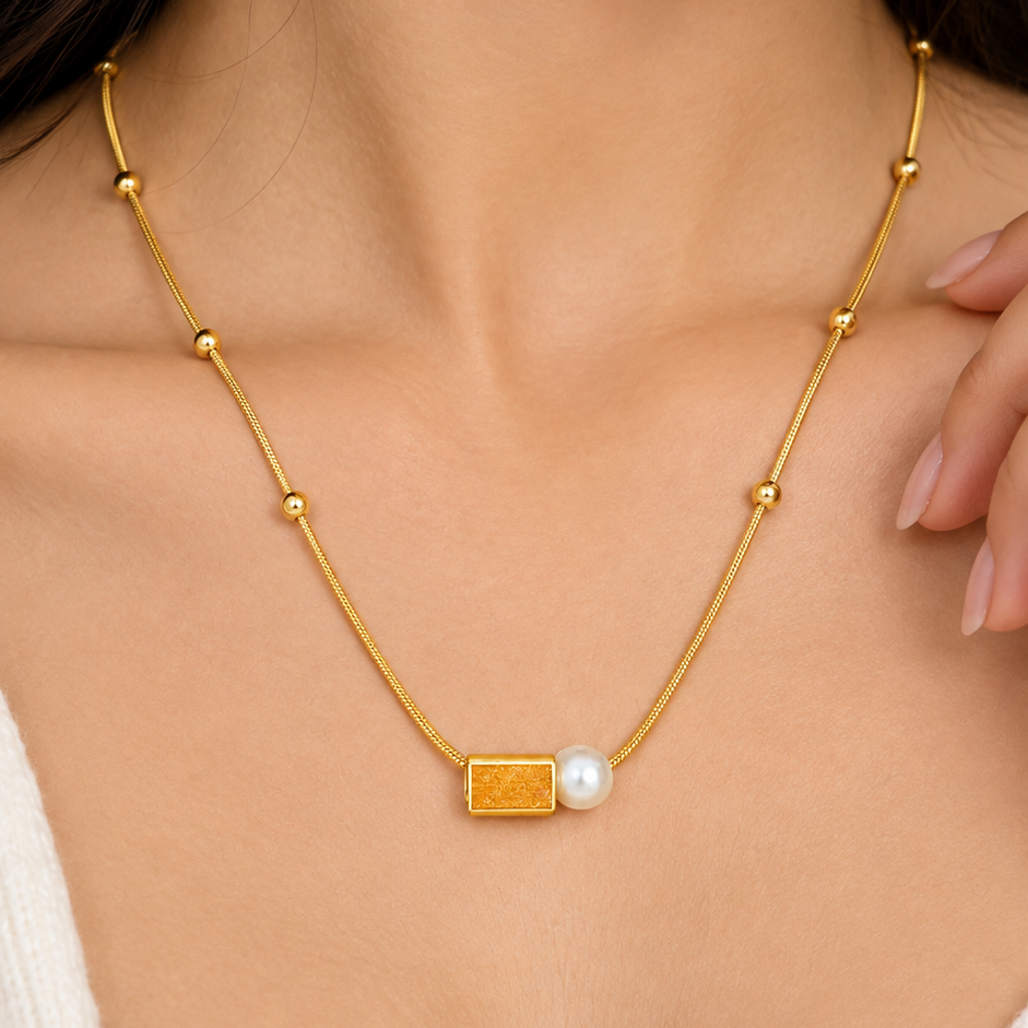 Golden Duo Necklace