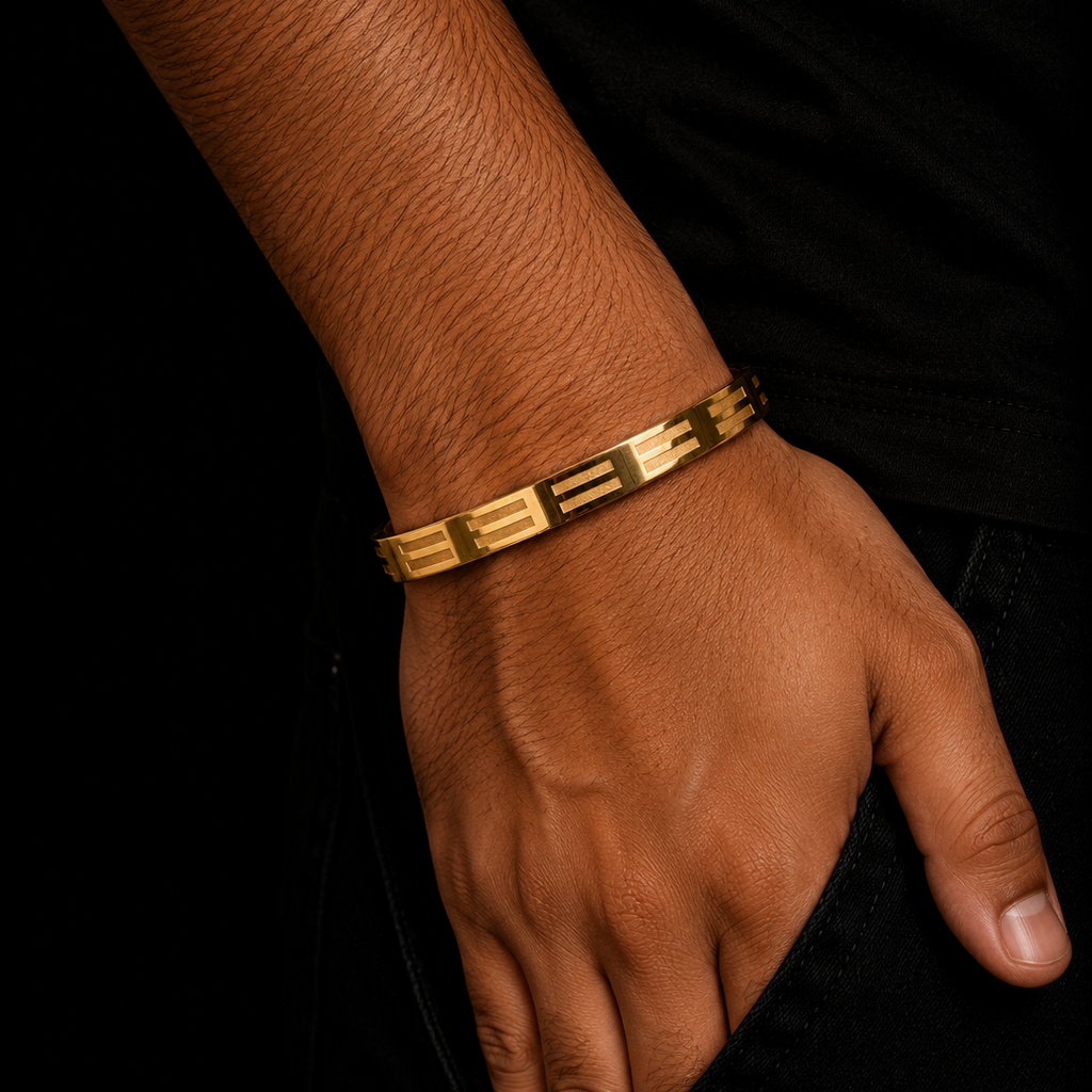 Elite Stripe Mens Kada