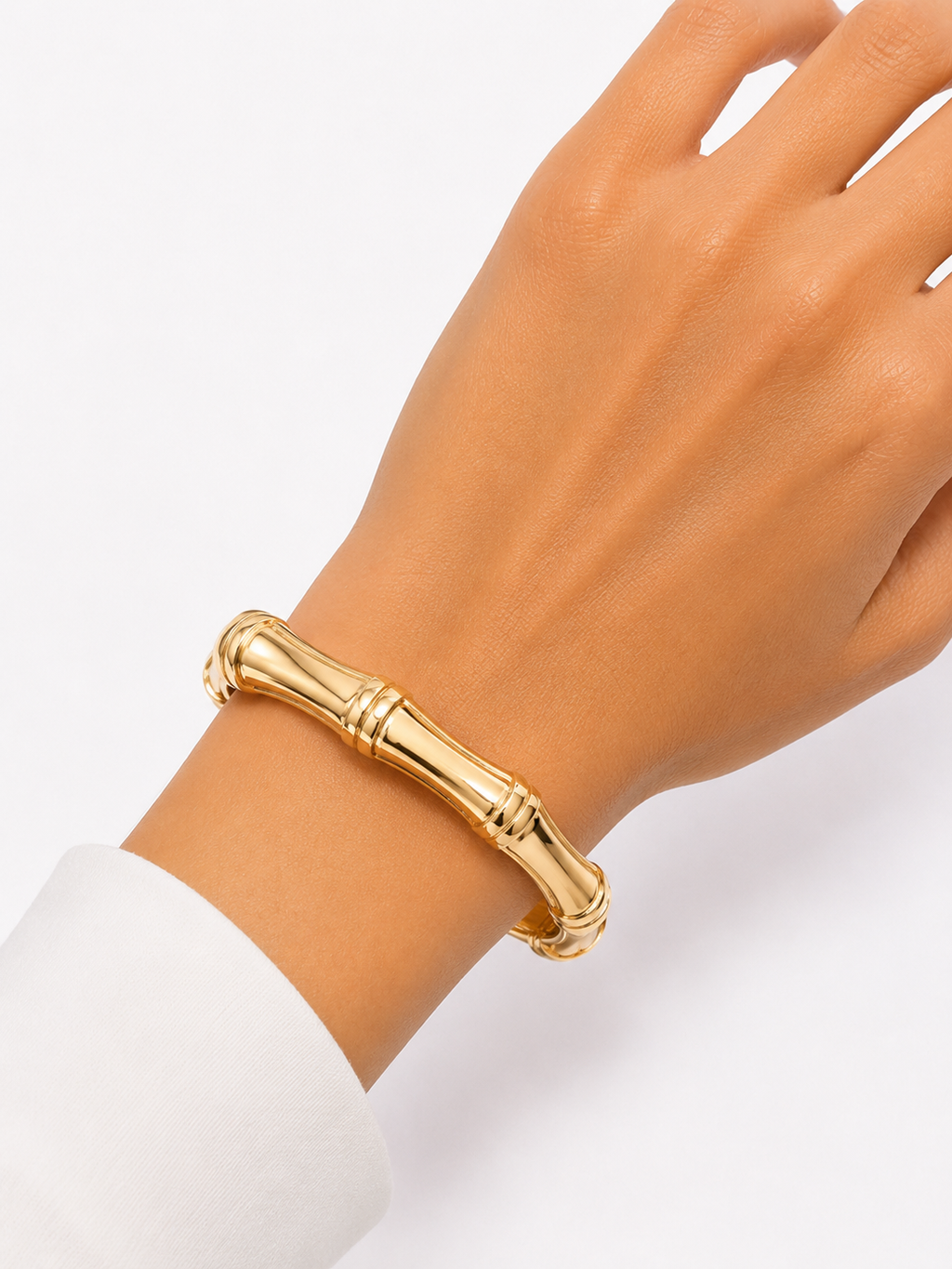 Golden Bamboo Bangle