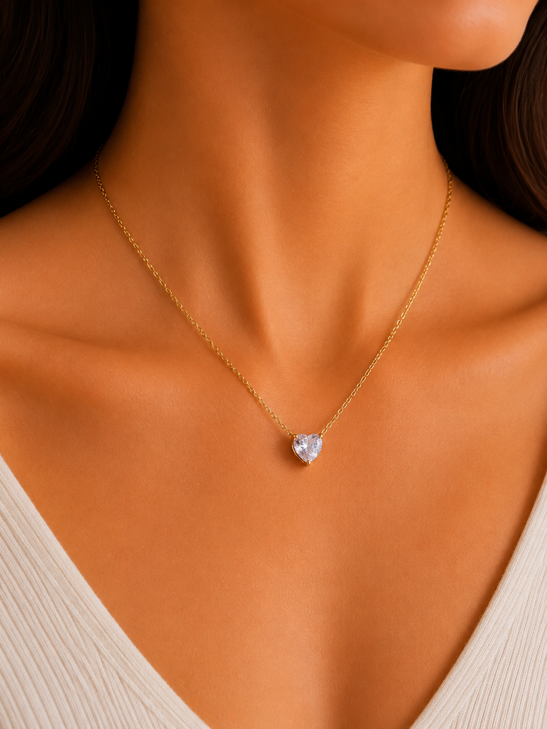 Diamond Heart Necklace
