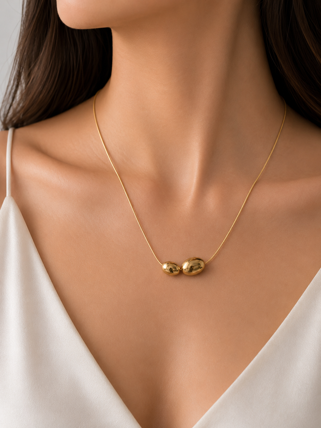 Goldon Glow Infinity Womens Necklace