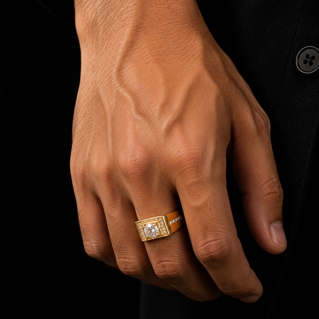 Diamond Baron Mens Ring