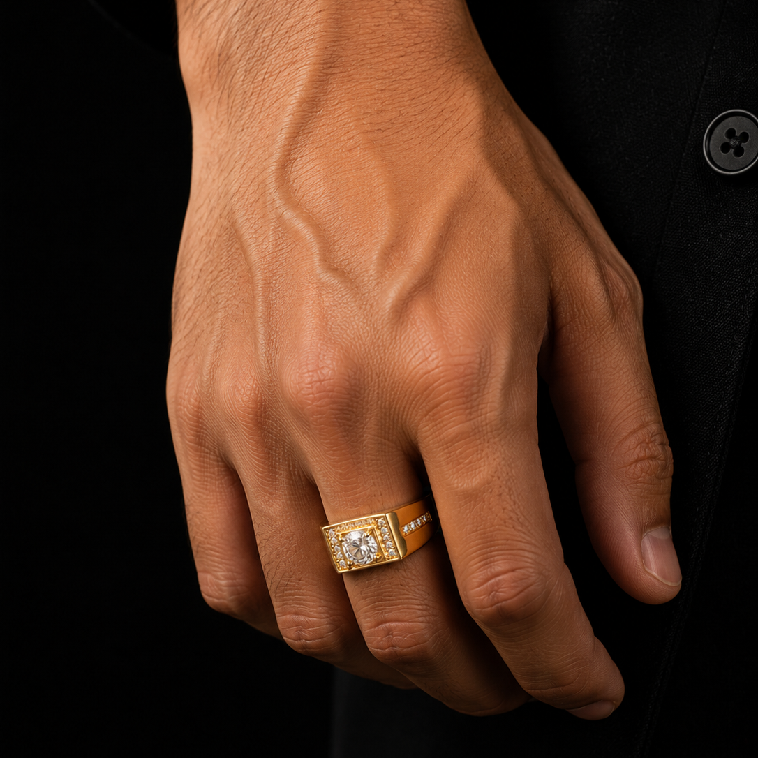 Diamond Baron Mens Ring