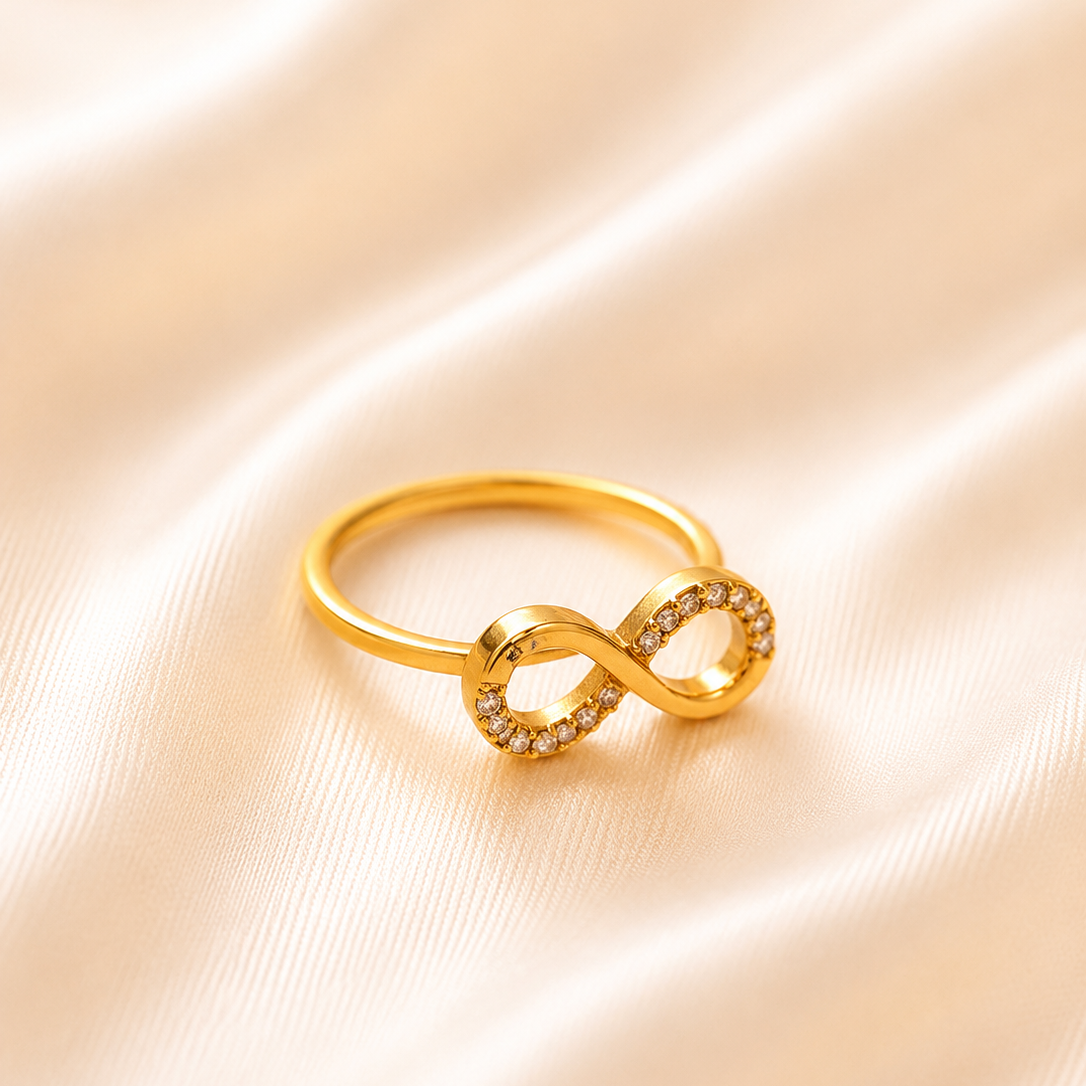 Infinity Spark Womens Ring