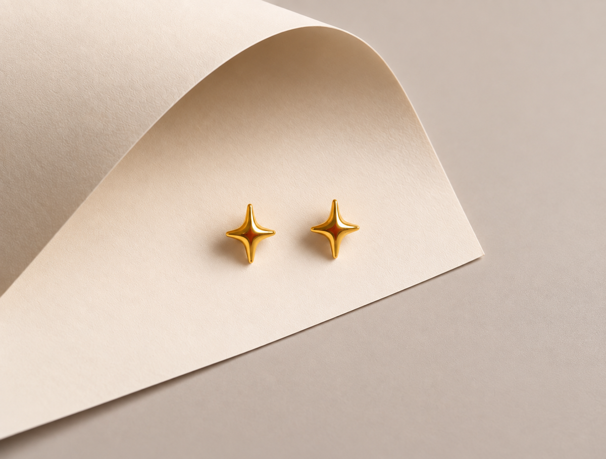 Mini Twinkle Star Earrings