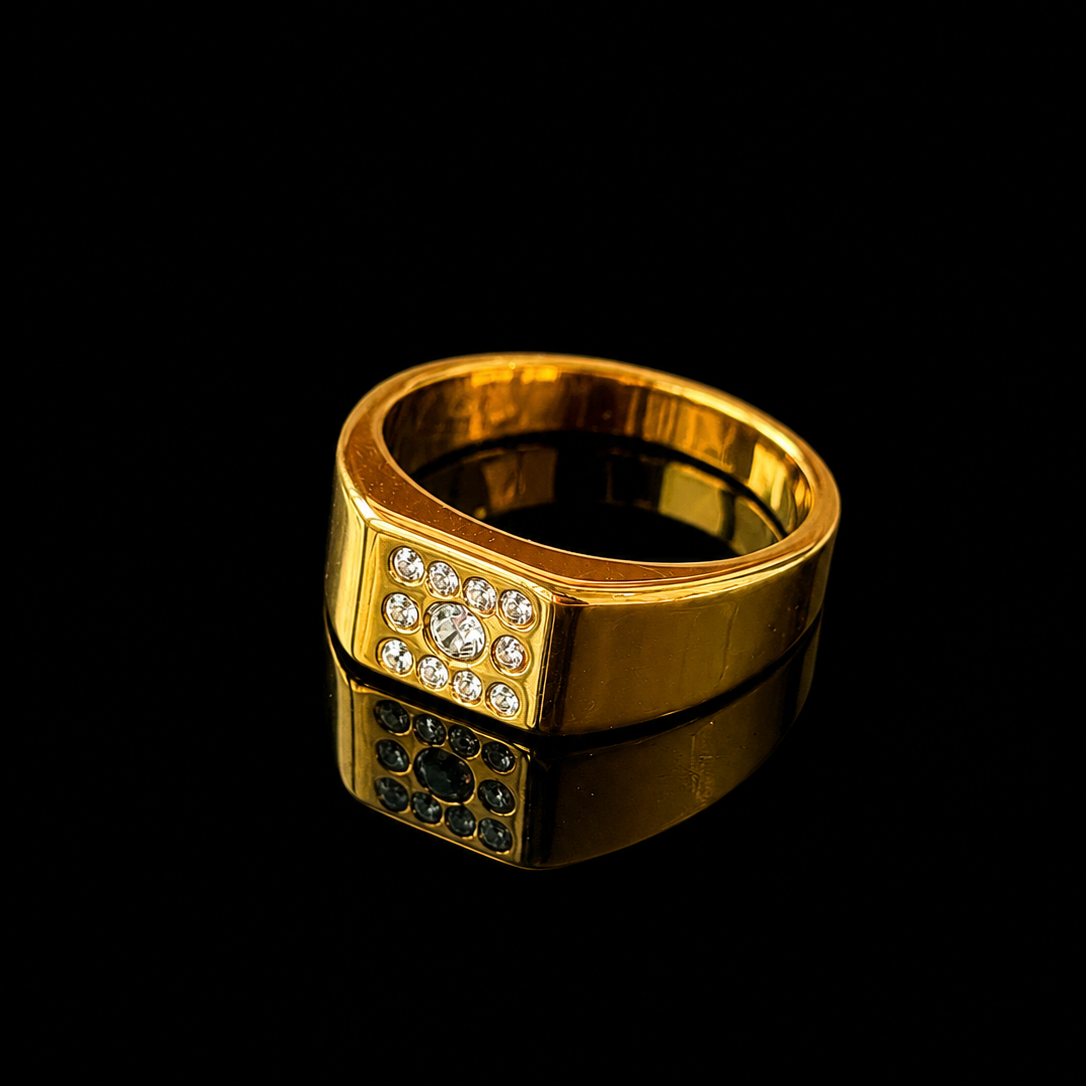 Royal Cluster Mens Ring