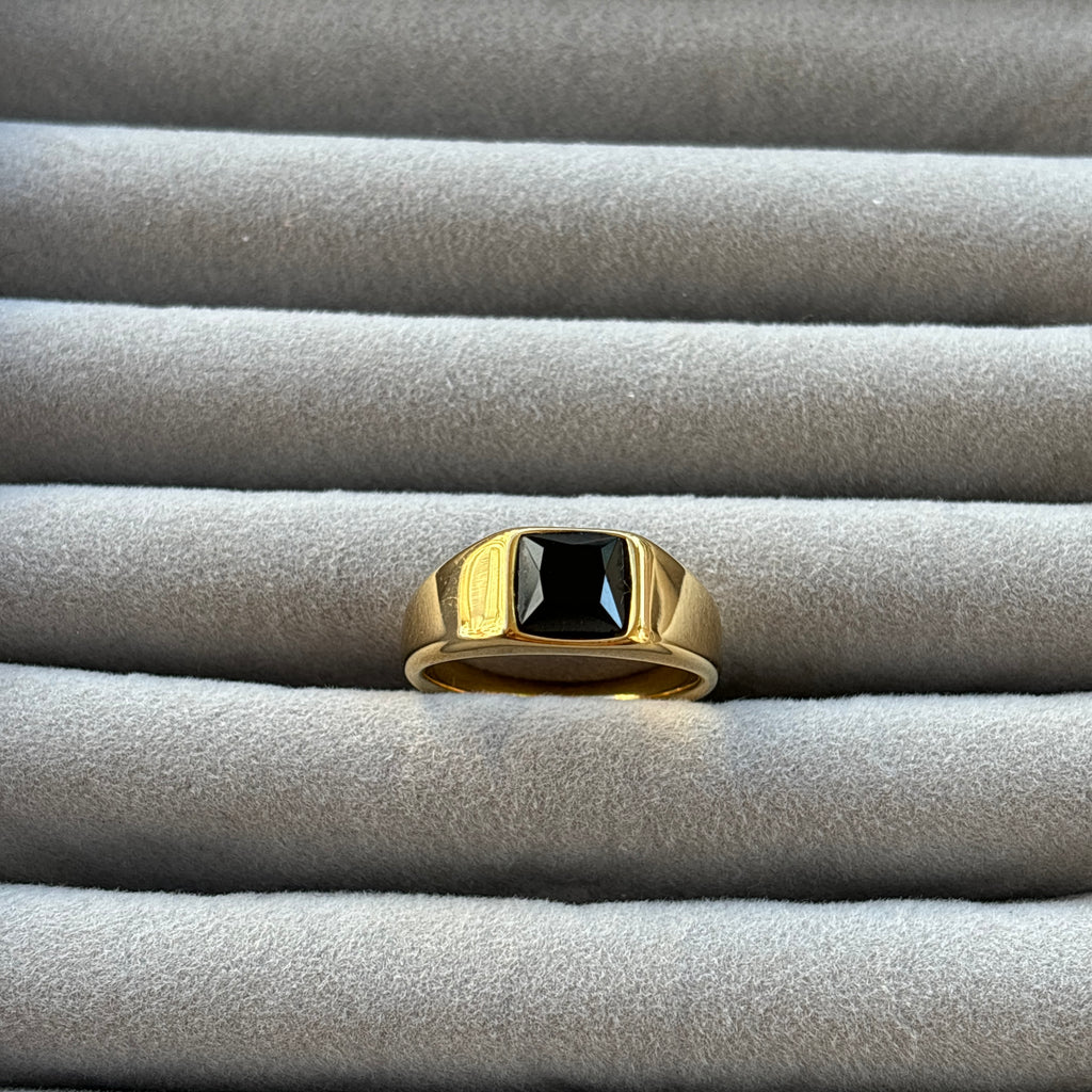 Black Diamond Empire Ring