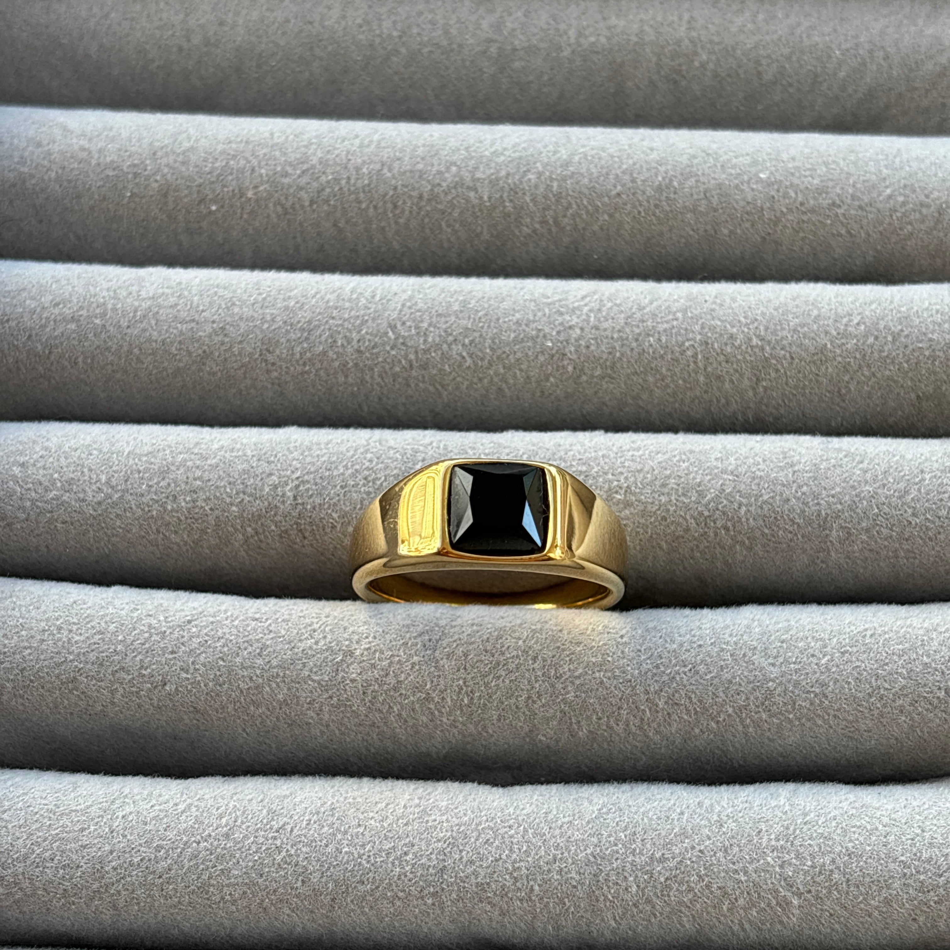 Black Diamond Empire Ring