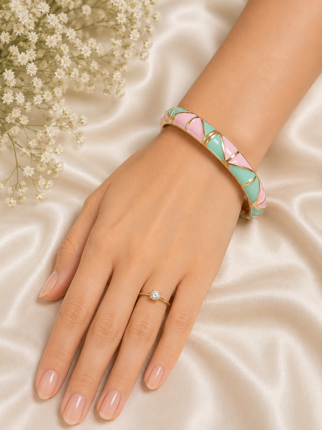 Mint Blossom Bangle