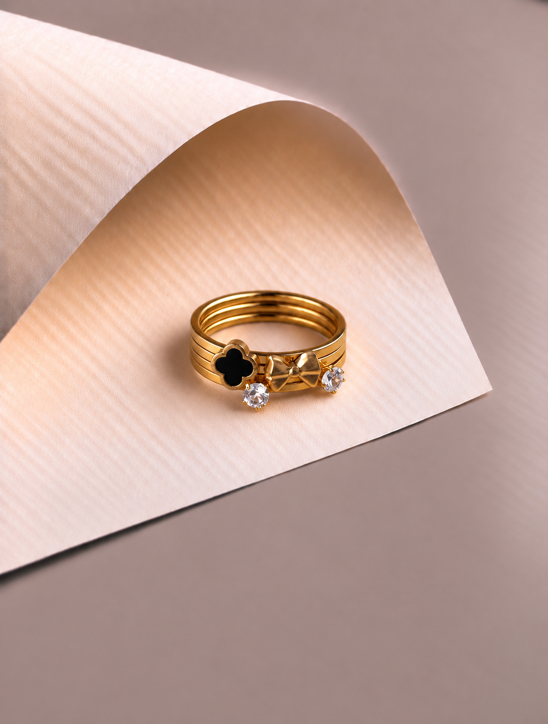 Clover Luxe Ring