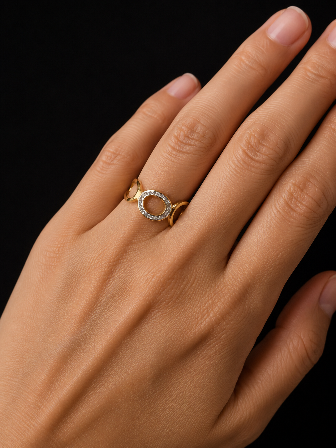 Moonlight Orbit Womens Ring