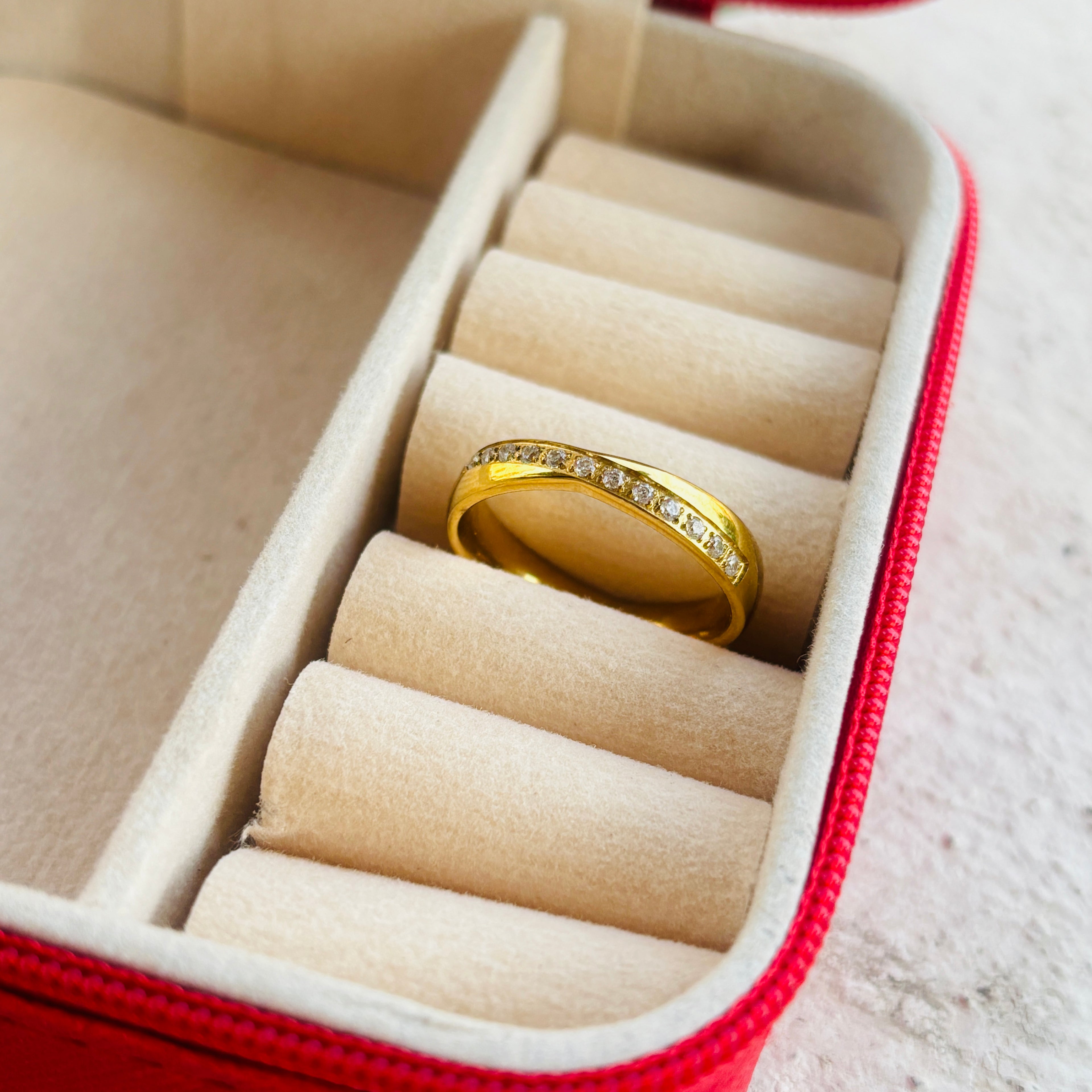 Golden Arc Womens Ring