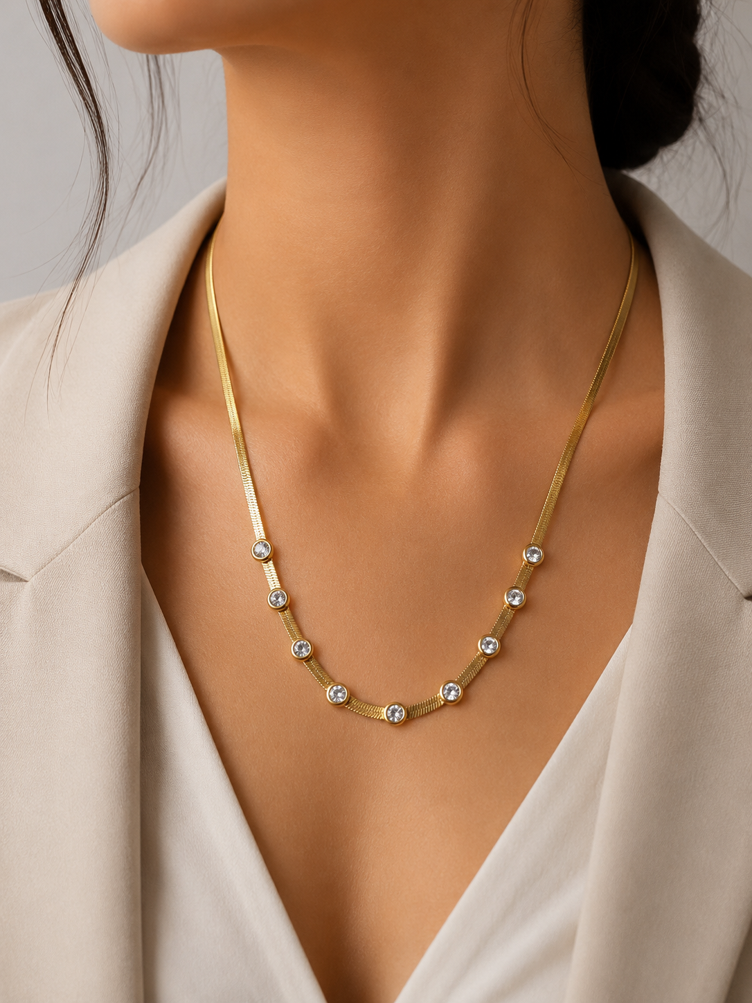 Celestial Spark Womens Necklace