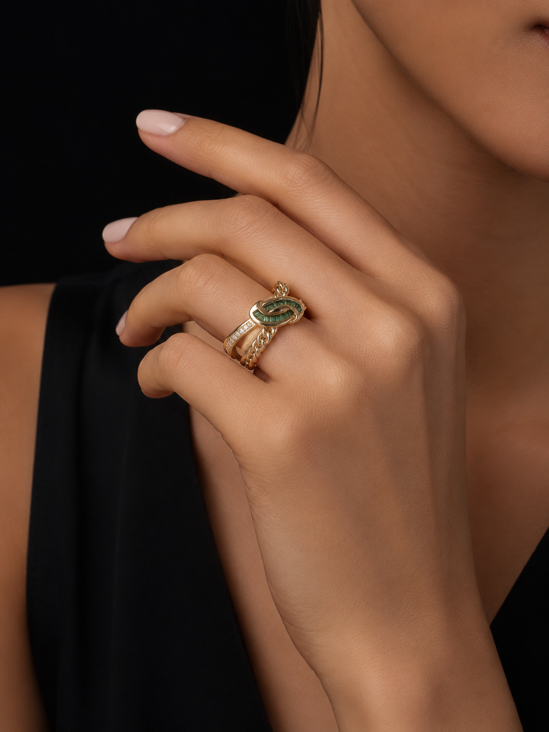 Vintage Crown Womens Ring