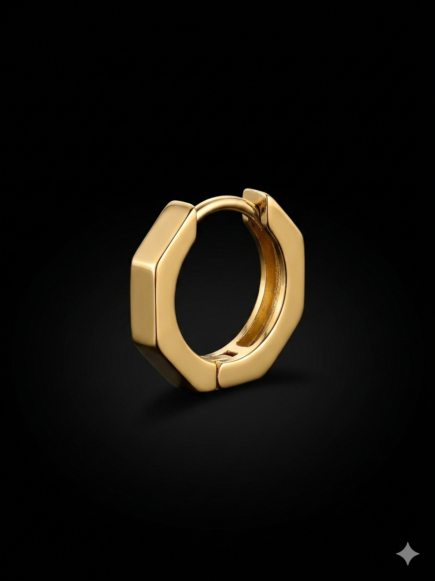 Vertex Loop Mens Earring
