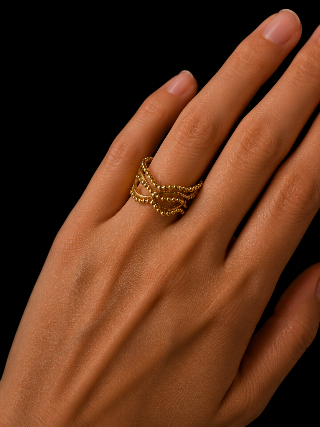 Infinity Bloom Womens Ring