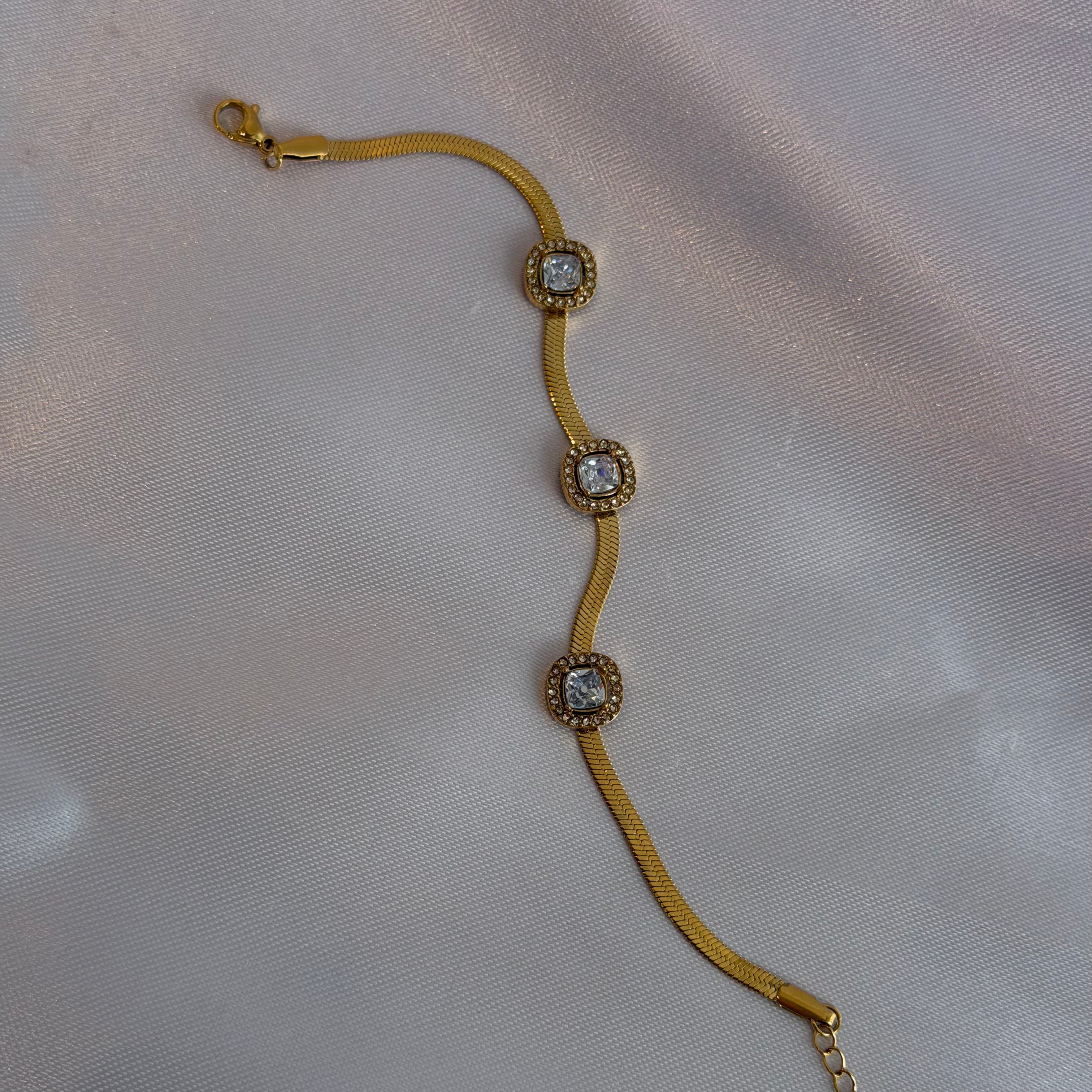 Golden Trio  Bracelet
