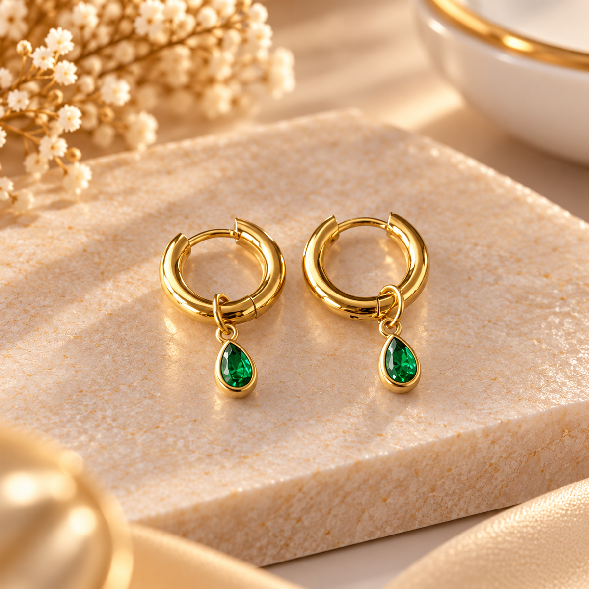 Eternal Green Hoops