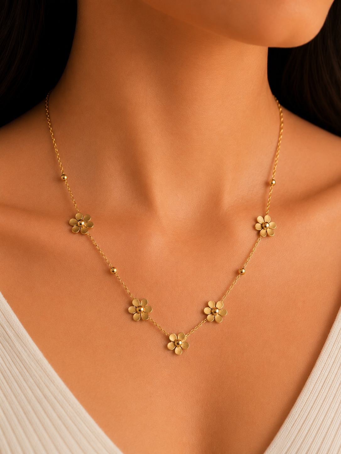 Wild Flower Womens Necklace