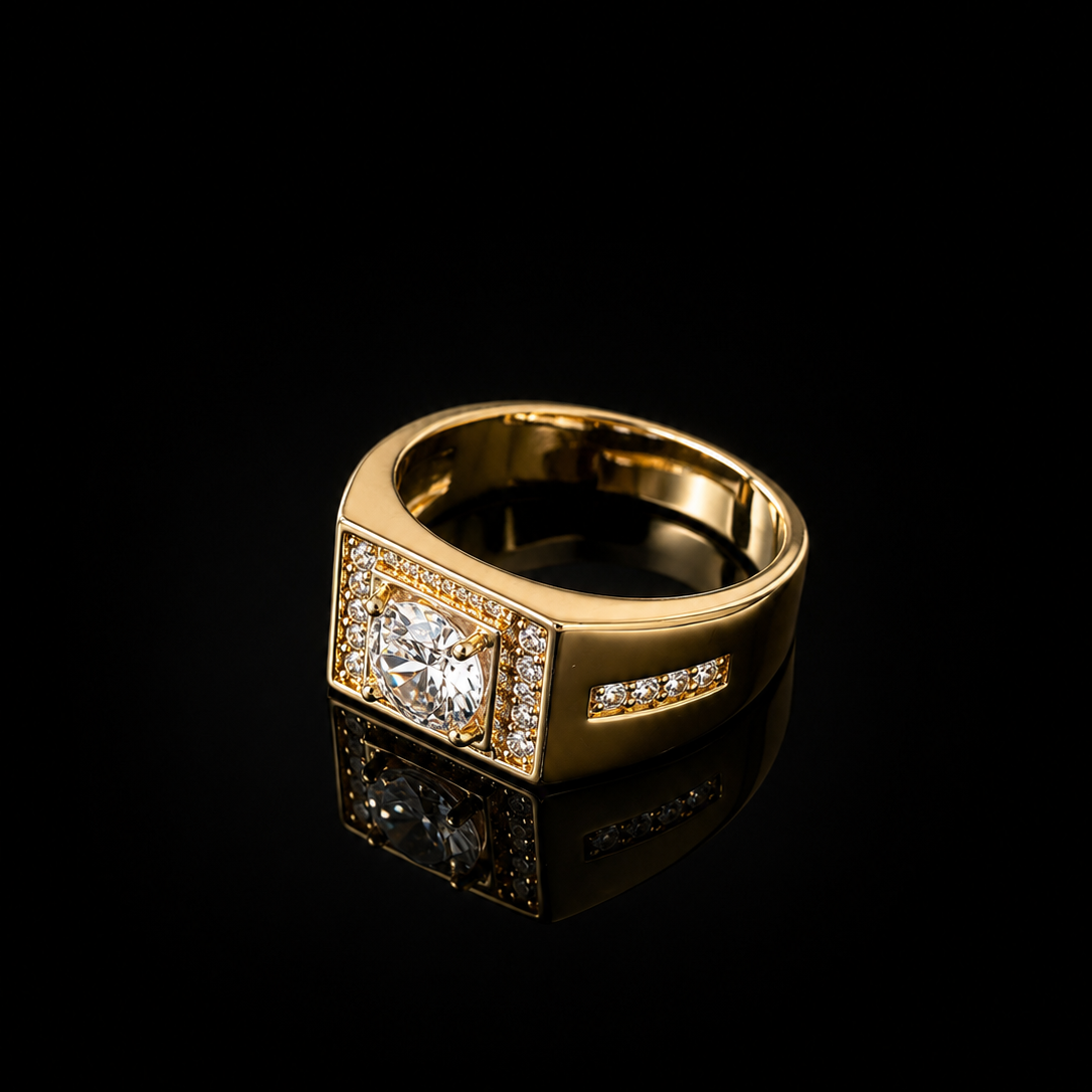 Diamond Baron Mens Ring