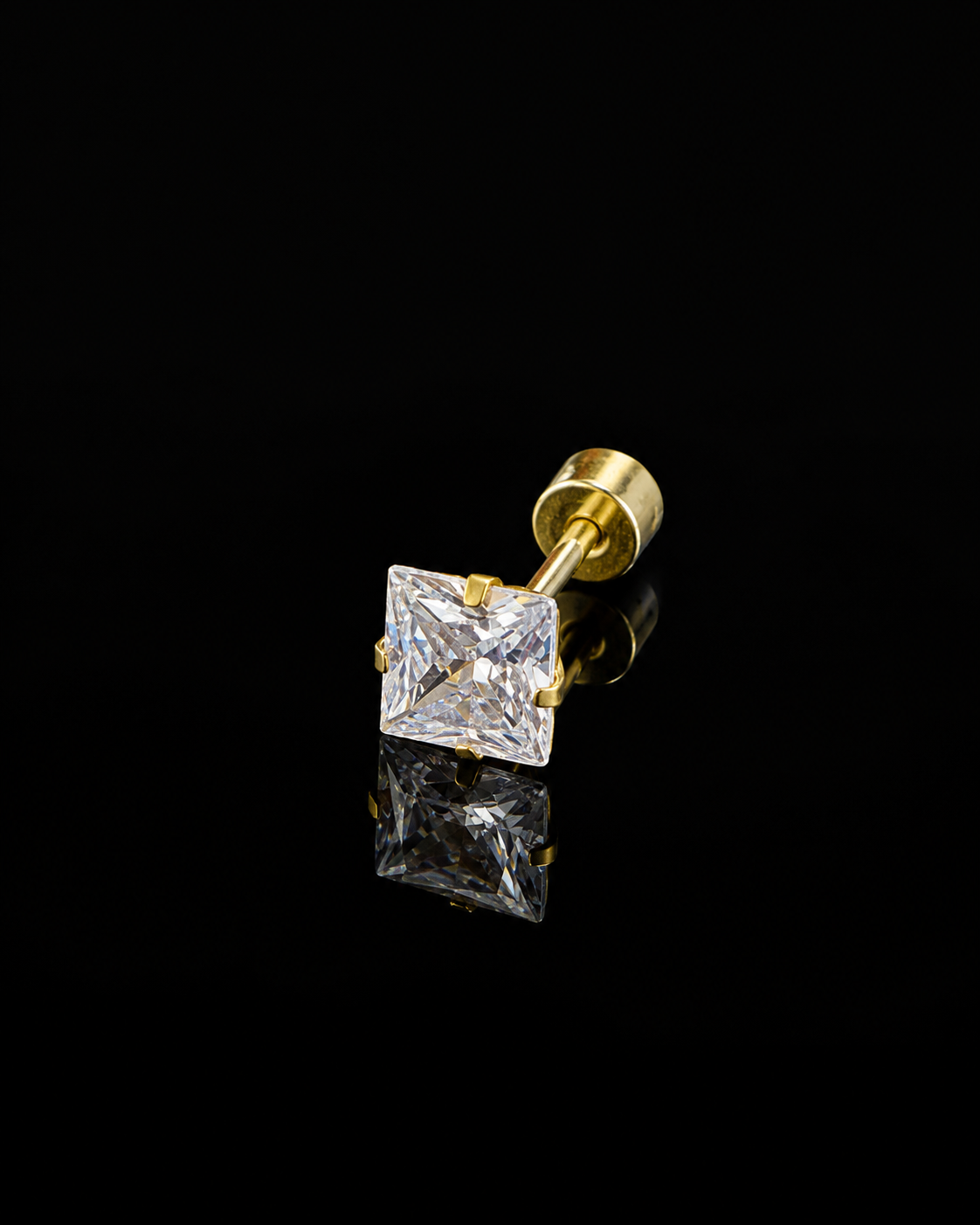 Diamond Vault Mens Earring