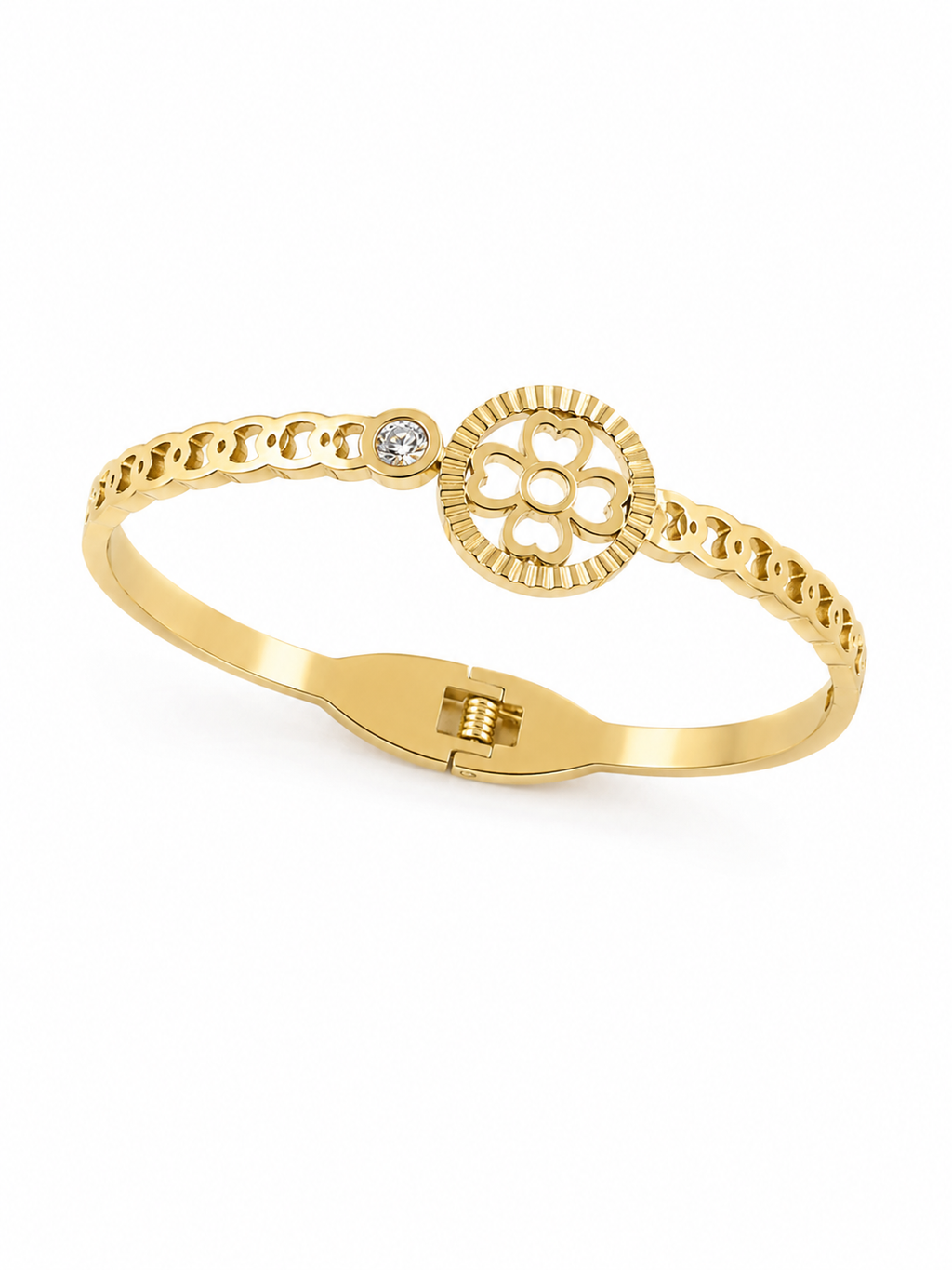 Rosette Glow Womens Bracelet Kada