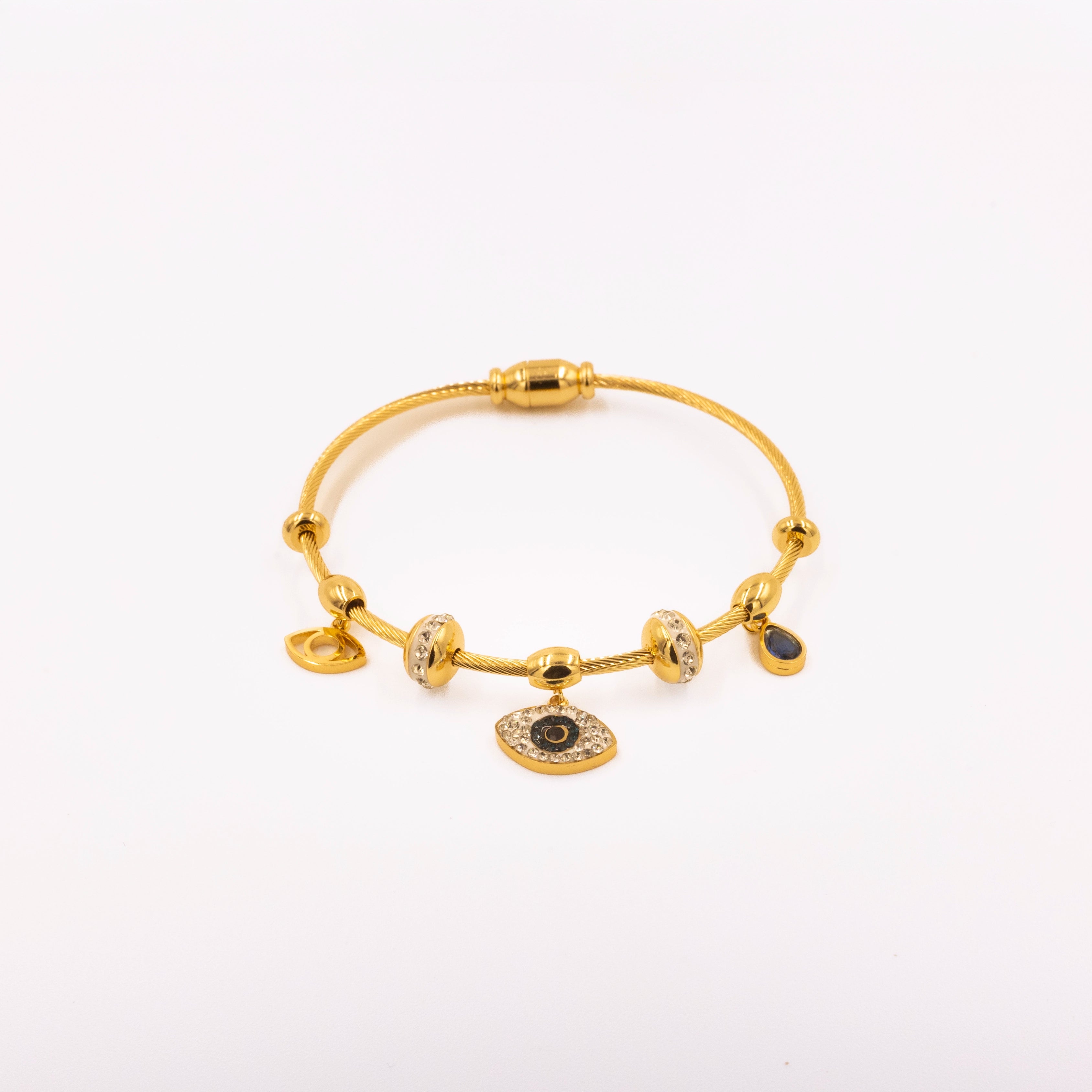 Evil Eye Charms Bracelet Kada