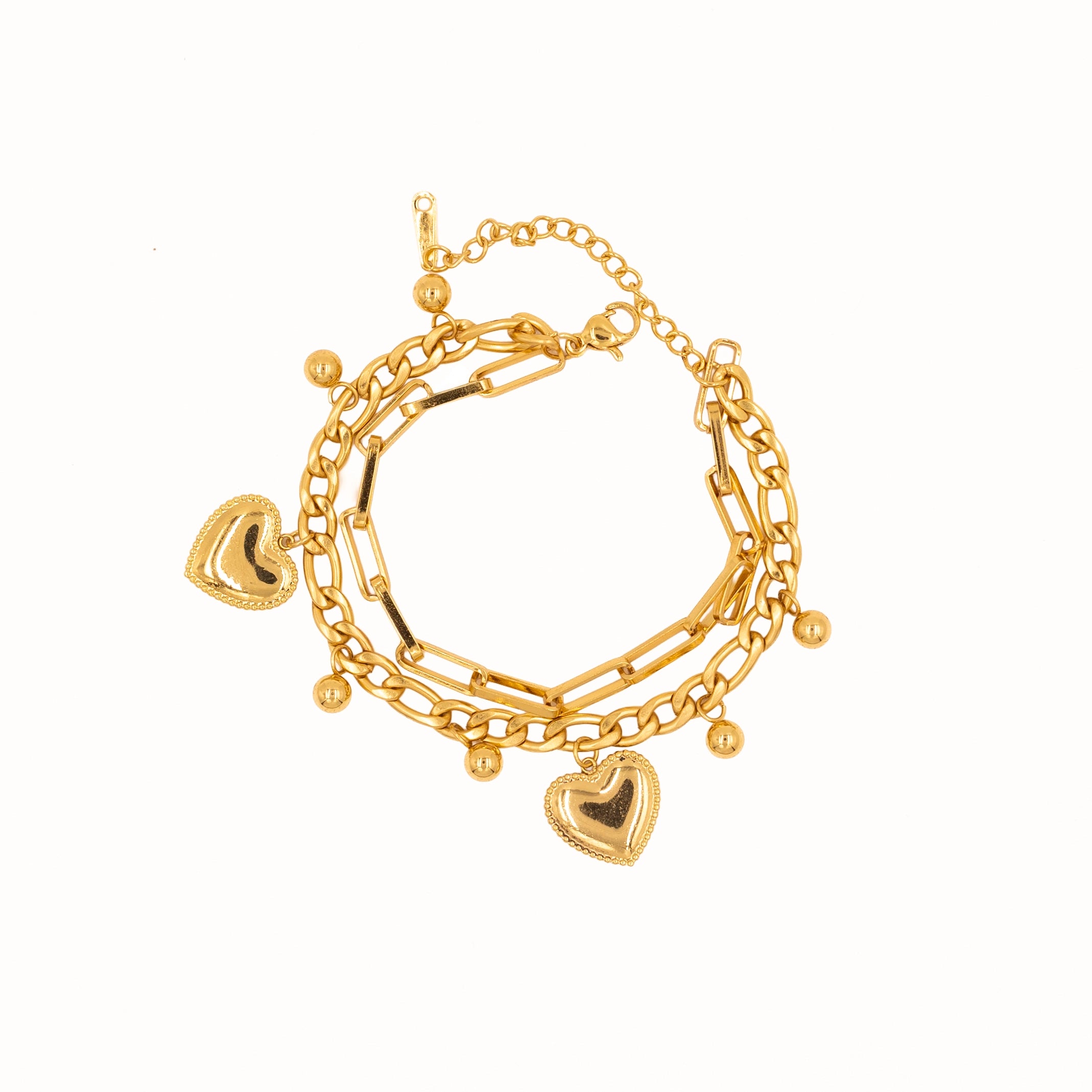 Premium Heart Charm Bracelet