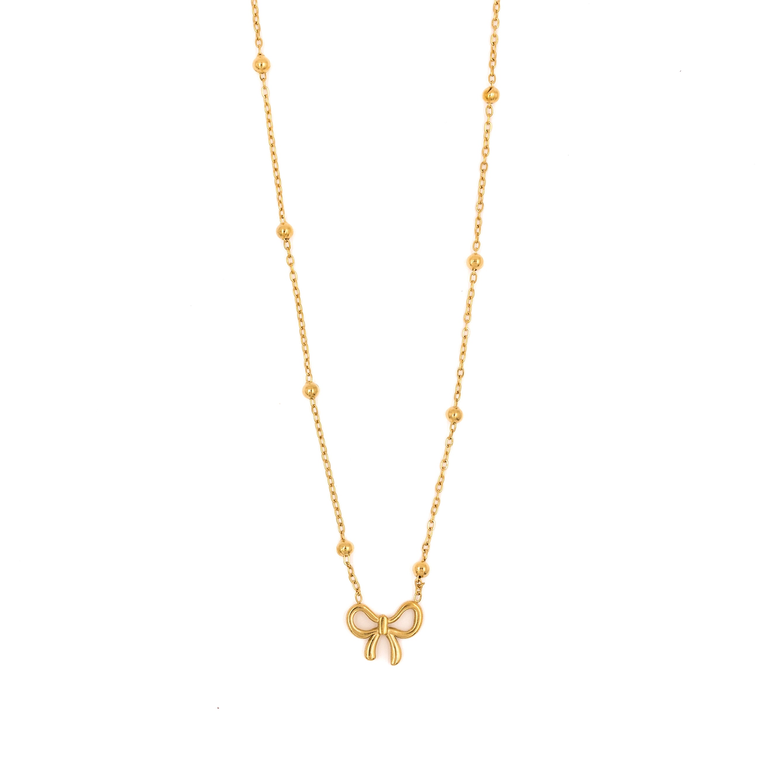 Bow Necklace