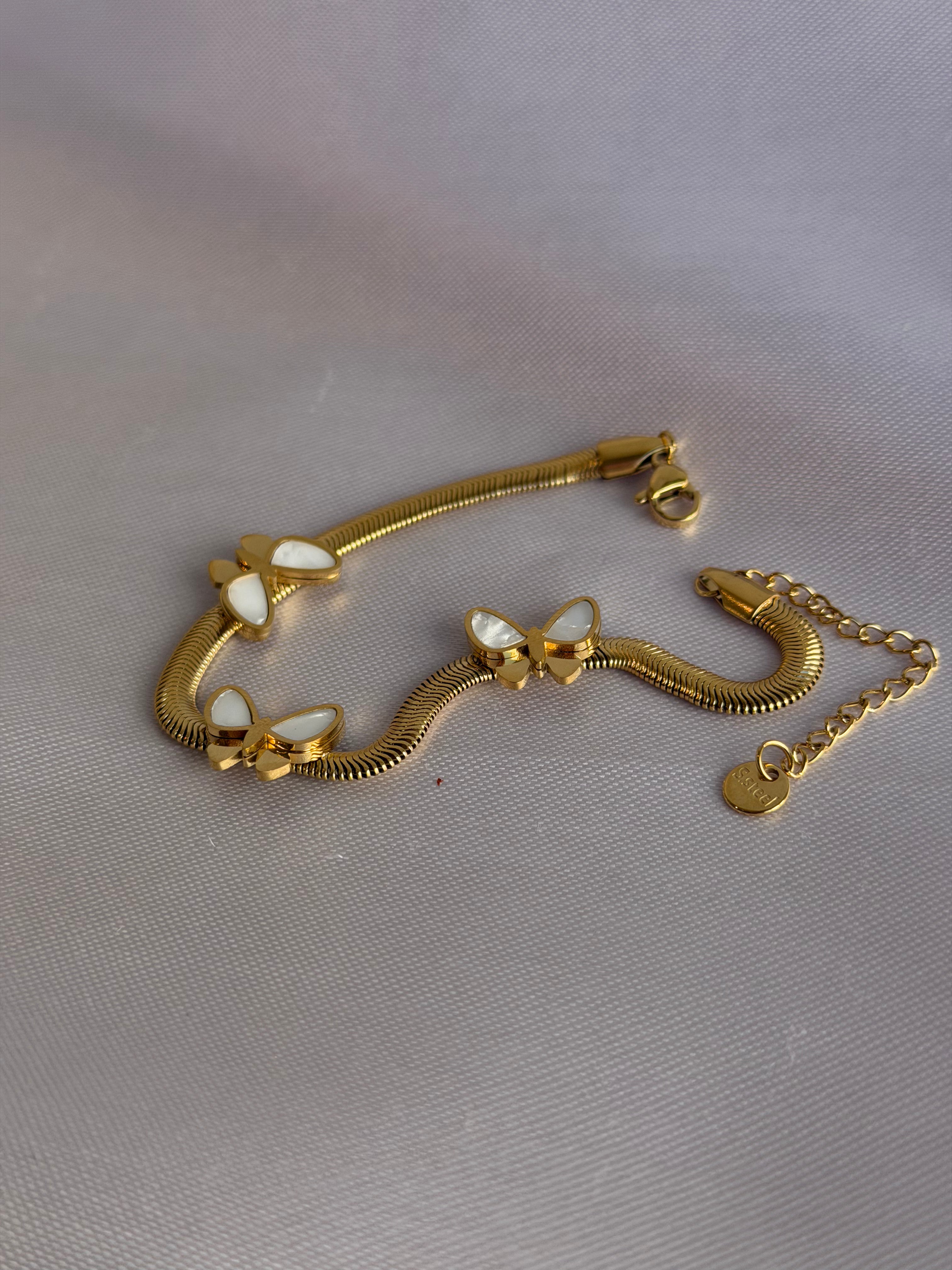 Golden Butterfly Bracelet